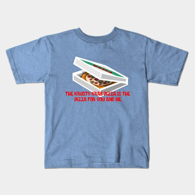 Krusty Krab Pizza Kids T-Shirt by CitrusExistence